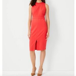 Ann Taylor front slit sheath dress size 12